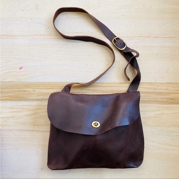 Wolfram Lohr handmade leather crossbody/shoulder bag - Picture 3 of 9